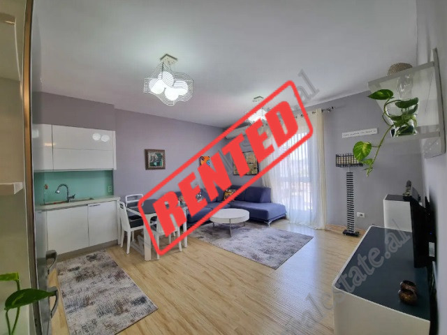 One-bedroom apartment for rent in Myslym Shyri Street in Tirana.
It is positioned on the fifth floo